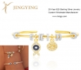 Bracelets Bangles 925 Sterling silver jewelry custom wholesa